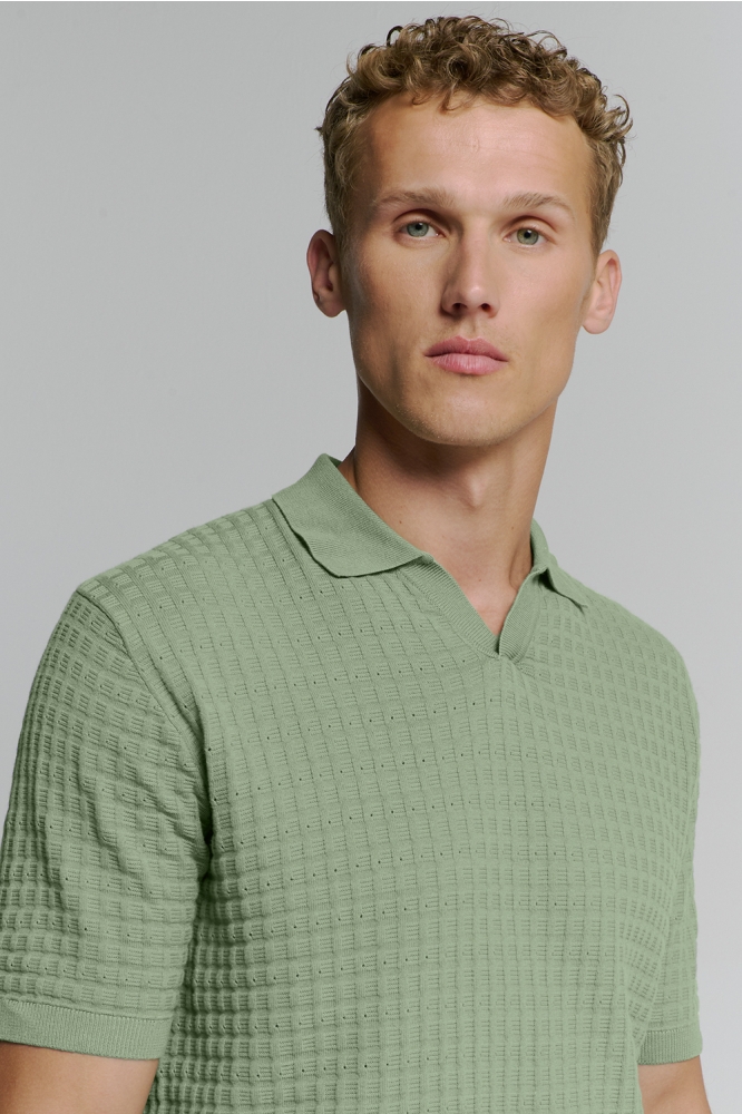 POLO MET KORTE MOUWEN 27230363 050 GREEN